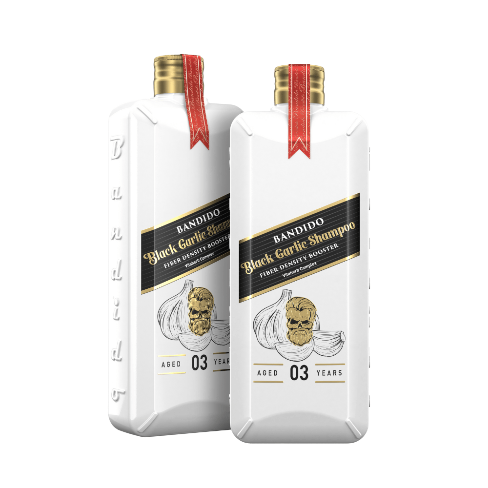 Bandido Hair Shampoo BLACK GARLIC Stiprinantis plaukų šampūnas, 350 ml