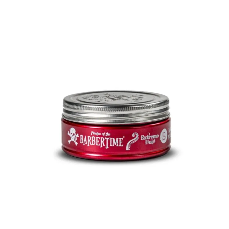 Barbertime Extreme Hold Matte Pomade Itin stiprios fiksacijos matinė pomada, 150 ml