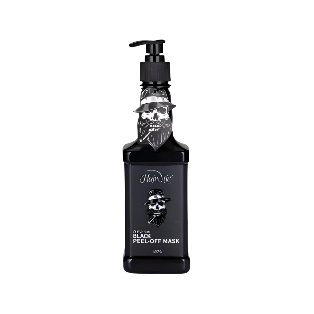 Hairotic Peel Off Mask Black Nulupama veido kaukė vyrams, 500 ml
