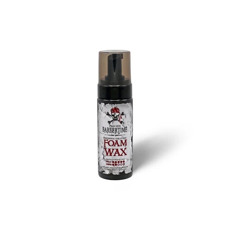 Barbertime Foam Wax KERATIN & STRONG & CURLS Putų vaškas plaukams formuoti, 150 ml