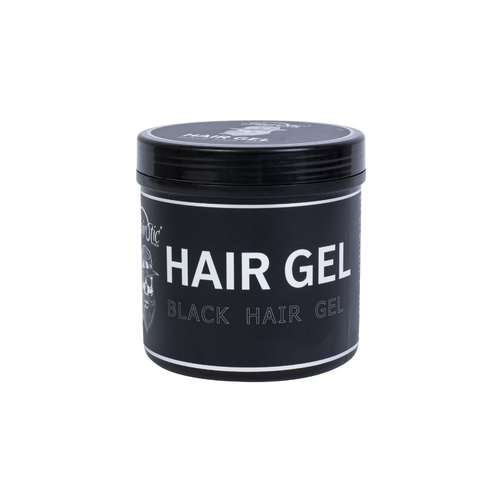 Hairotic Hair Gel Black — Hair styling gel, 500ml