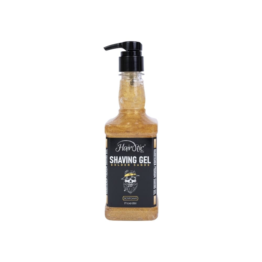 Hairotic Shaving Gel Golden Sands Skutimosi gelis, 500 ml